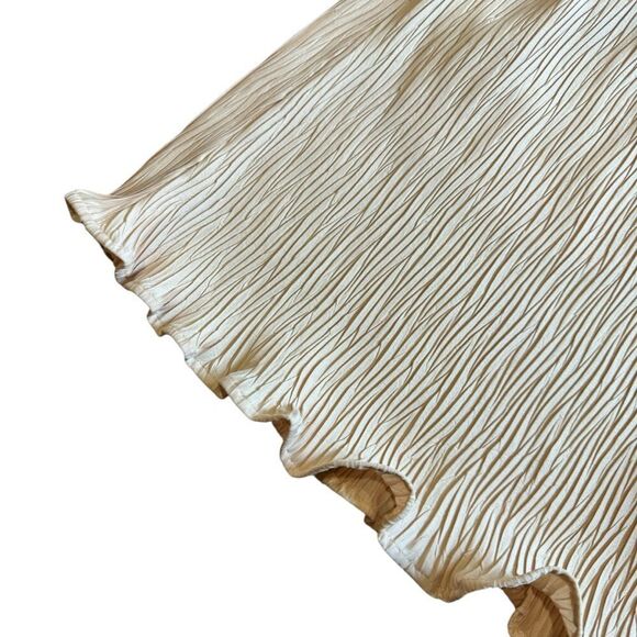 Revolve ADEAM Blush Pink Stretch Paperbag Waist Shorts Size Medium - Picture 4 of 7